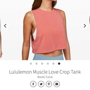 Lululemon Muscle Love Crop Tank Top